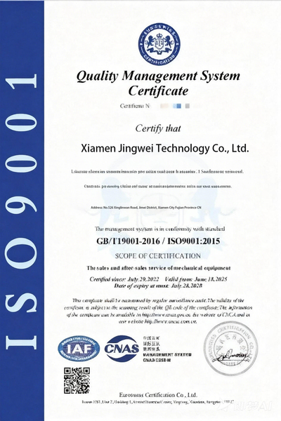 ISO9001 Certificate