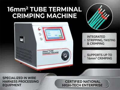 Halvautomatisk Trådstrip og Krimpmaskine til Forisolering WPM-5-40