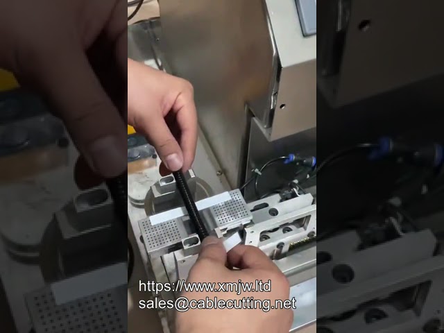 Automatic Usb Wire Harness Tube Steel Wire Hose Self adhesive Labeling Folding Machine Flat Label Ca
