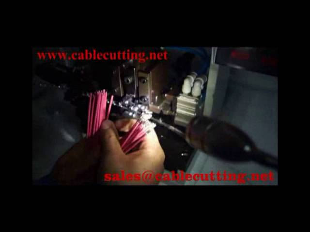 Semi auto side feed stripping and crimping machine wpm 2008a2