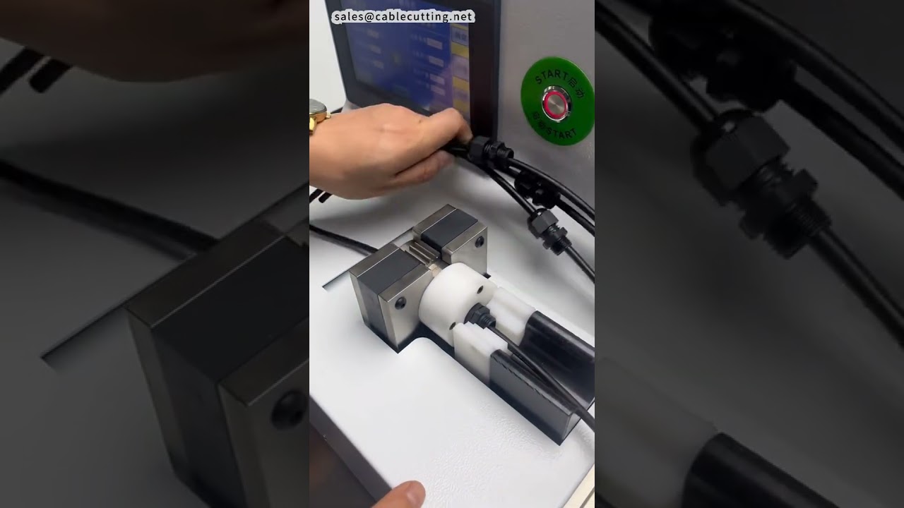 New Nut Fastening Machine for Wires Attached to Both Ends