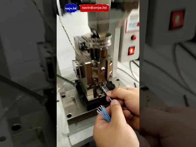 Cable Wire Terminal Connector Crimping Machine With European Applicator
