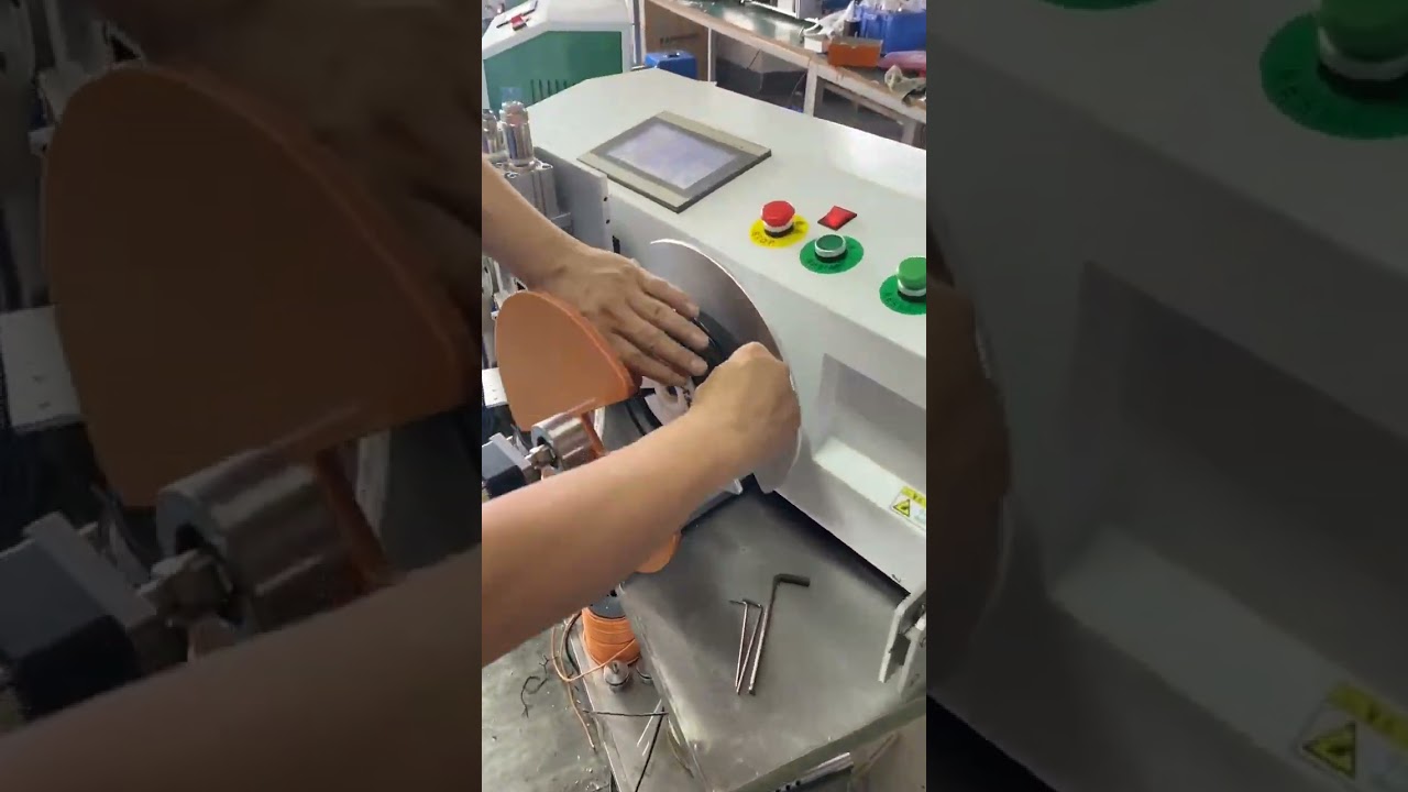 Automatic Meter Counting, Traversing, Cutting, Wire Winding & Tying Machine 1mm 9mm Diameter