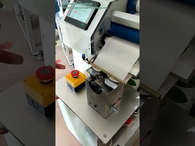 Semi auto folding labeling machineWire labeling machine