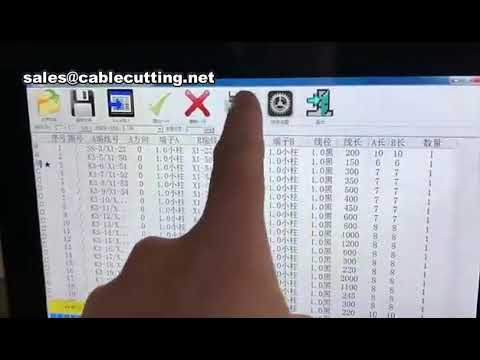 Intelligent Wire Cutting Machine Different Length Cut For Multi Cables Set Up Smart Cutting Machine