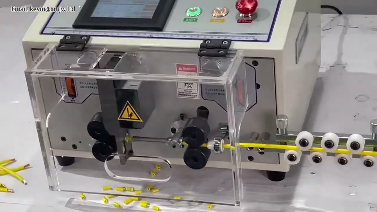 SWT-508-E Automatic Computer Wire Stripping Cutting Machine, 0-180mm², English Touch Screen