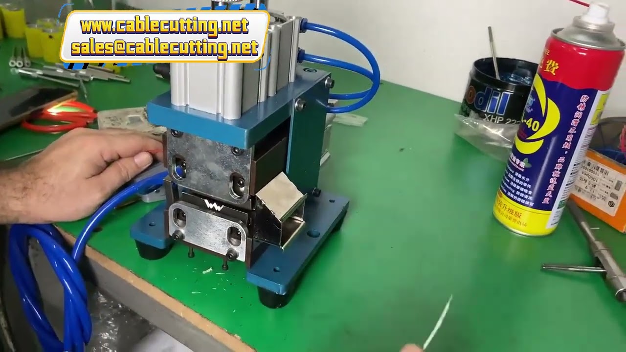 3F Pneumatisk Trådafisoleringsmaskine - Klinge til Glasfiberkabel - Effektiv Afisolering