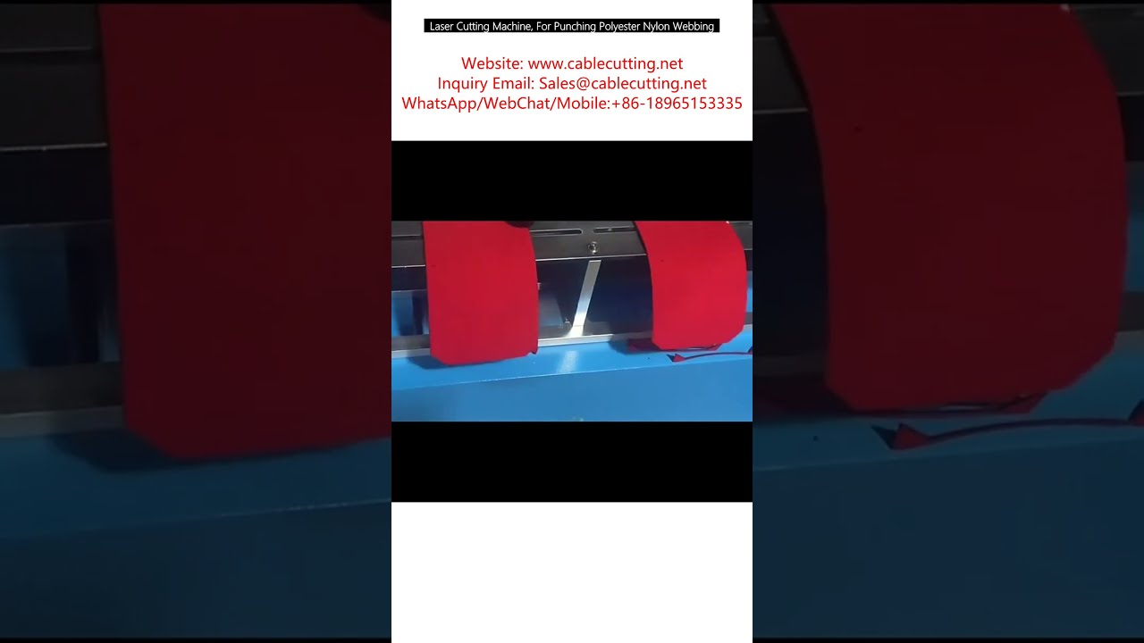 Laser Cutting Machine, For Punching Polyester Nylon Webbing