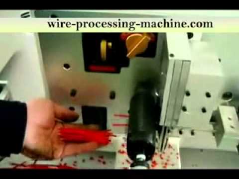 Fuldautomatisk computer wire stripper med kontinuerlig stripping og sno-funktioner, høj hastighed