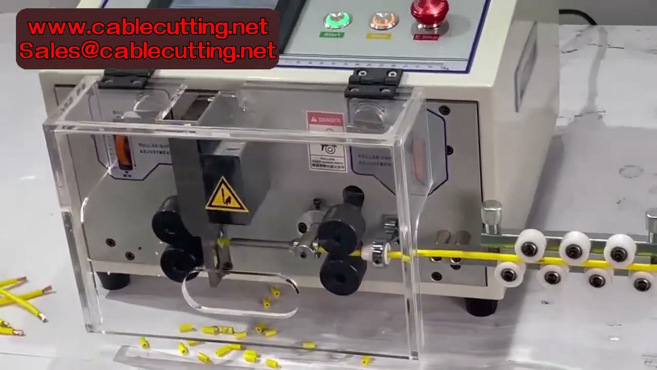 Opgrader med Touch Screen Automatisk Afisoleringsmaskine JES Kabelafisolering & Skæremaskine 0,1-8 mm²