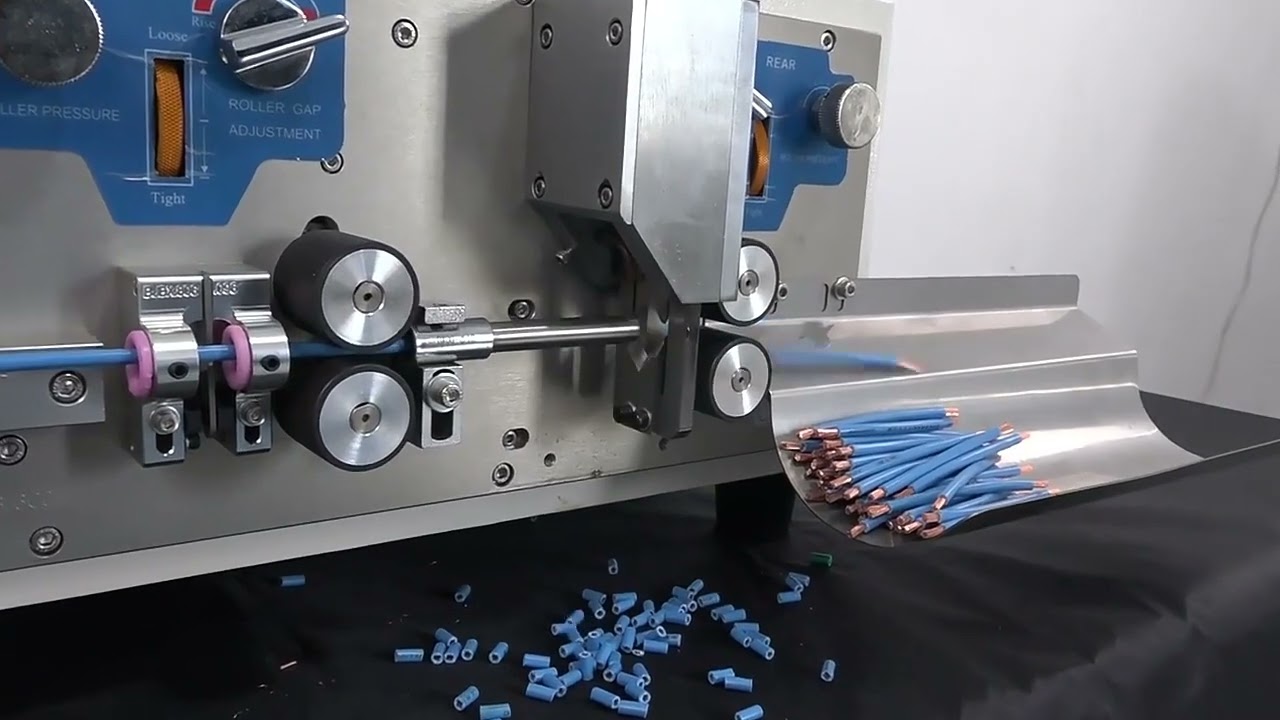 16 mm² automatisk afisoleringsmaskine med 16" touchskærm – 0,1 mm præcision (model 816)