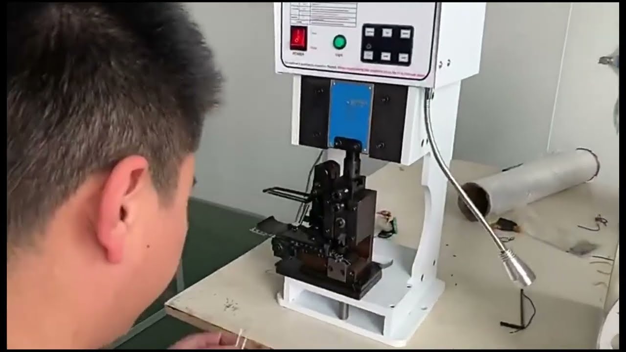 15t Mute Terminal Crimping Machine Connector Earthing Terminal Press Machine Semi Auto Molex Jst Ter