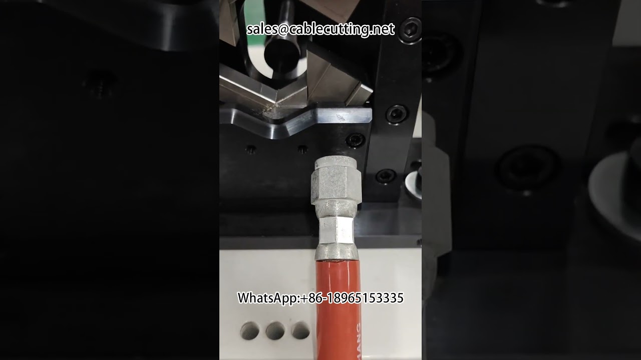 Pneumatisk Hydraulisk Presse til Store Firkantede Terminaler – Servo Pressmaskine | Automatisk Kabelsamling