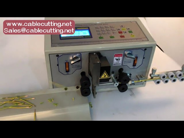 8 mm² Fuldt automatisk afisoleringsmaskine til ledninger - Stripping, snoing og skæring af kabler